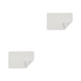 thumbnail image 1 of mmirethe Neutral Colors Suitable For Many Scenes Add Style And Safety To Bathroom PVC Soft Comfort Shower Stall Mats With Drain white 2Set, 1 of 6