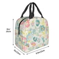 thumbnail image 3 of Disketp Watercolor Wildflowers Bolsa Térmica para Almuerzo para Hombre y Mujer, Ideal para Trabajo, Senderismo y Picnic, 3 of 8