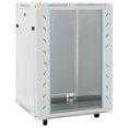thumbnail image 1 of vidaXL 15U Network Cabinet with Swivel Feet 19" IP20 53x40x80 cm, 1 of 5