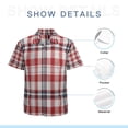 thumbnail image 7 of High Quality Hawaiian Shirts for Men Short Sleeve Aloha Beach Shirt Floral Summer Casual Button Down Shirts Blouses 6LF7W2, 7 of 7
