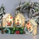 thumbnail image 2 of Moyic Casa de de Navidad, exquisito adorno de escritorio, lámpara de noche en forma de cabina, colgante luminoso en miniatura brillante Kits de decoración para fiestas Alce Moyic HA068046-03B, 2 of 6
