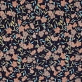 thumbnail image 2 of Zelouf Zs1802G Print Ashley Crepe  , Sewing, DIY, Crafts Fabric by the Yard, 985 Black/rust, 1 Yard, 2 of 2