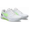 thumbnail image 2 of NEW ASICS Gel-Dedicate 8 Pickleball White Lime Burst 1041A409-101 Shoes Men's 12, 2 of 6