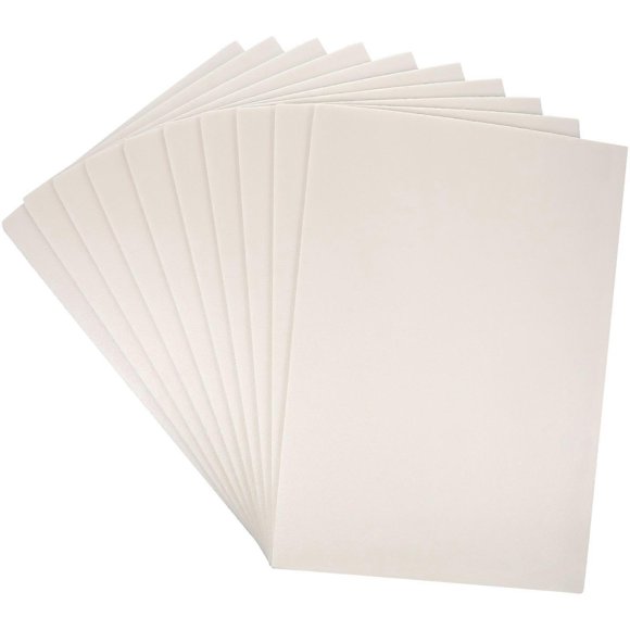 Plastic Board for Craft 10Pcs Beige White Poster Board Easy for DIY Use