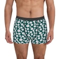 thumbnail image 4 of Wukai Daisies Flowers Print Men’s Underwear Breathable Boxer Briefs,&nbsp;Moisture Wicking & Breathable-Small, 4 of 7