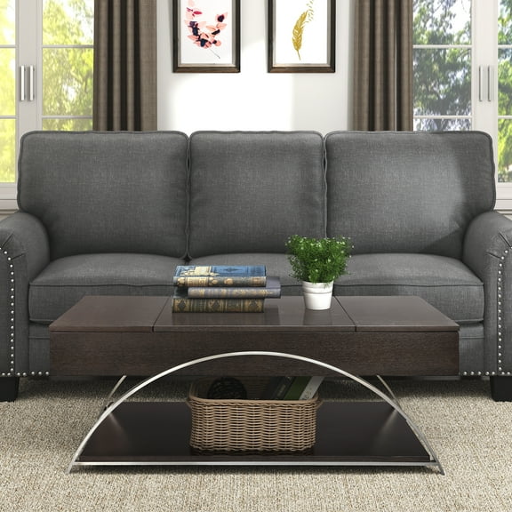 OakvillePark Zurich Lift Top Coffee Table, Espresso