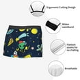 thumbnail image 6 of Kll Funny Spaceships Men'S Cotton Boxer Briefs Underwear-Small, 6 of 9