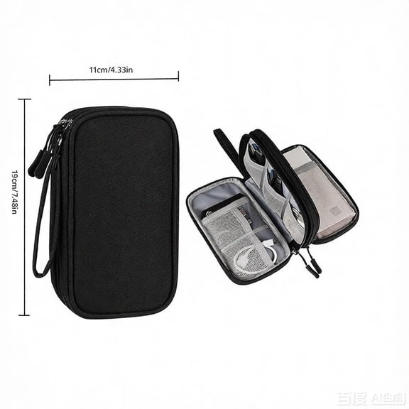 Portable Electronic Accessories Organizer Bag USB Cable Charger Storage Case Travel Digital Pouch Waterproof Carrying Bag