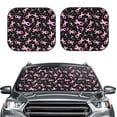 thumbnail image 2 of Balery Breast Cancer Awareness (2) Sun Shield 2 Pack For Car Front Windows Foldable Sun Visor Protector Blocks Max Uv Rays And Keeps Your Vehicle Cool For Most Sedans Suv Truck, 2 of 7