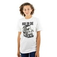 thumbnail image 3 of Funny Ride or Die Skeleton Golf Cart Men's Graphic T Shirt Tees Brisco Brands S, 3 of 6