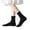Black, variant on Ruffle Socks for Women Soft Cute Casual Stretch Ribbed Knit Moisture Wicking Boot Ankle Frilly Crew Gifts Socks Beige Free Size