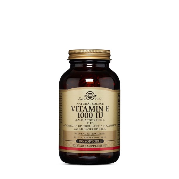Solgar Vitamin E 1000 IU 100 Softgels