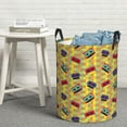 thumbnail image 7 of KLL 90s Audio Tape Waterproof Foldable Laundry Hamper Bucket with Handles for Storage Bin,Kids Room,Home Organizer (Small ), 7 of 7