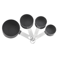 thumbnail image 1 of Tazas medidoras apilables con mango de acero inoxidable para medir ingredientes secos y líquidos, 1 of 5