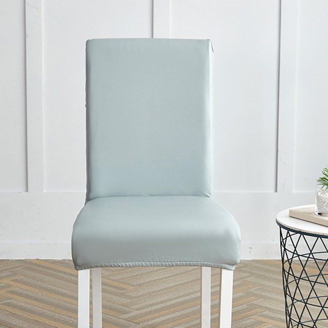 Funda para silla a prueba de aceite, funda protectora elástica inferior elástica, funda de asiento de silla extraíble a prueba de polvo para Gris Soledad Cubierta de sillas