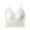 #367-White, variant on Women's Solid Color Detail Camisole with Built-In Padded Bra, Stretchy Fabric, and Casual Layering Style Gift