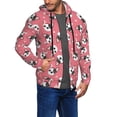 thumbnail image 3 of Zip Up Hoodies for Men - French Bulldog Cute Pink Long Sleeve Comfrt Men'S Fashion Hoodies & Sweatshirts, Jackets for Men Hoodies Pullover Clothing Clothes with Pouch, 3 of 5
