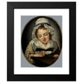 thumbnail image 2 of French School 15x18 Black Modern Framed Museum Art Print Titled - The Reader (18th Century), 2 of 5