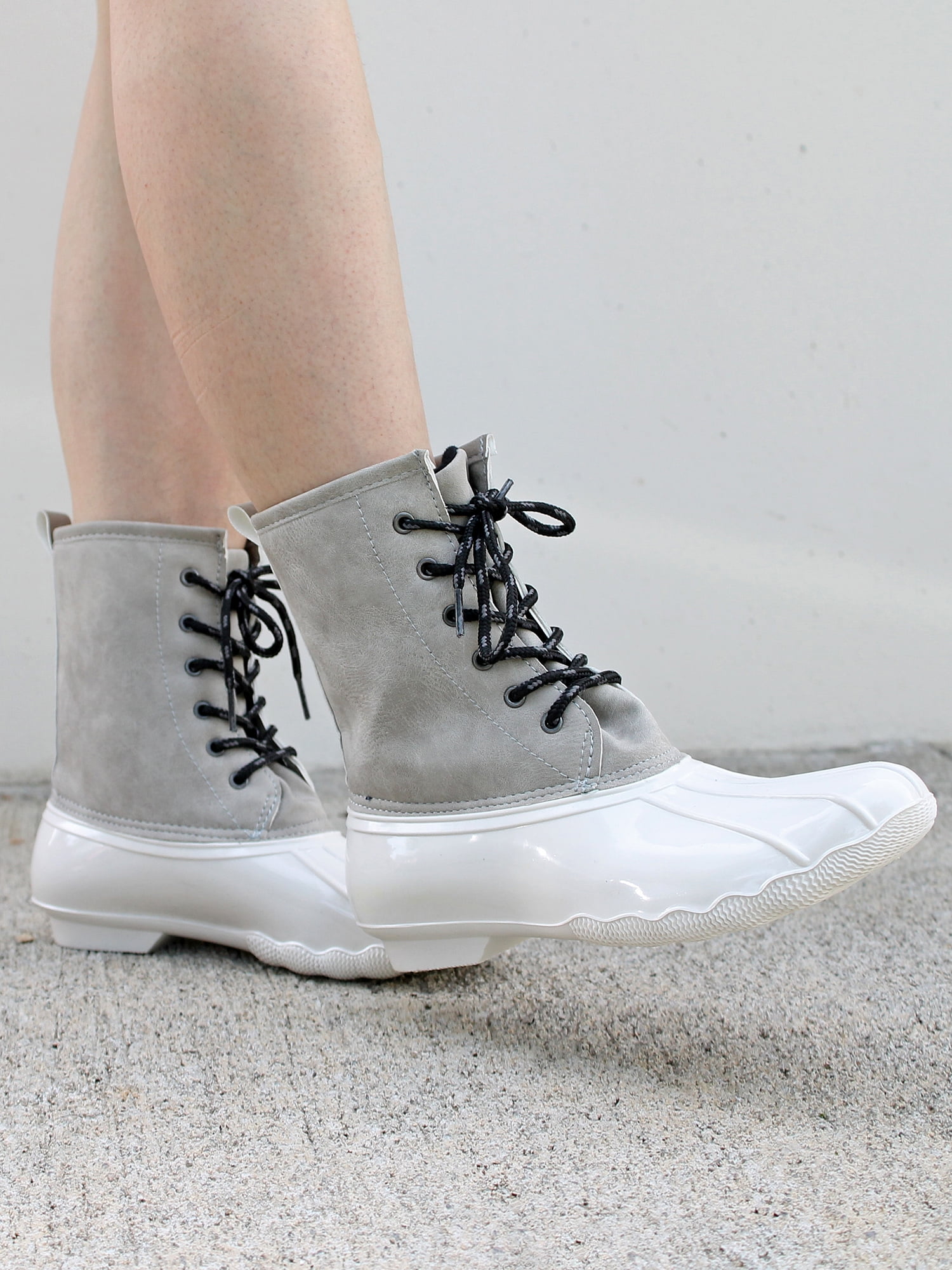 womens duck boots in wide width