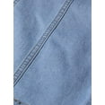 thumbnail image 3 of Capreze Women Buttoned Bootcut Jeans Casual Flare Denim Pants Bell Bottom Jeans with Pockets Light Blue M, 3 of 5