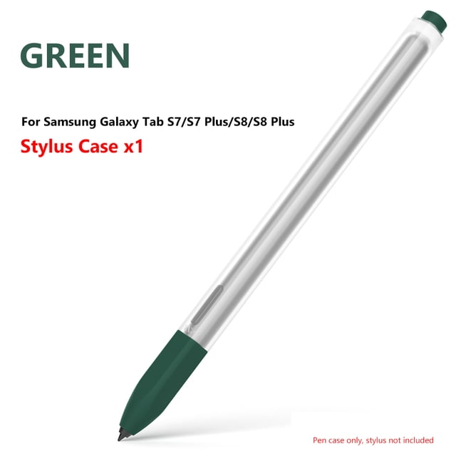 Funda de silicona para Samsung Galaxy Tab S8 S7 Plus S6 Likrtyny Lite Stylus Pen cubierta de piel de Color caramelo anticaída Protector de lápiz Stylus