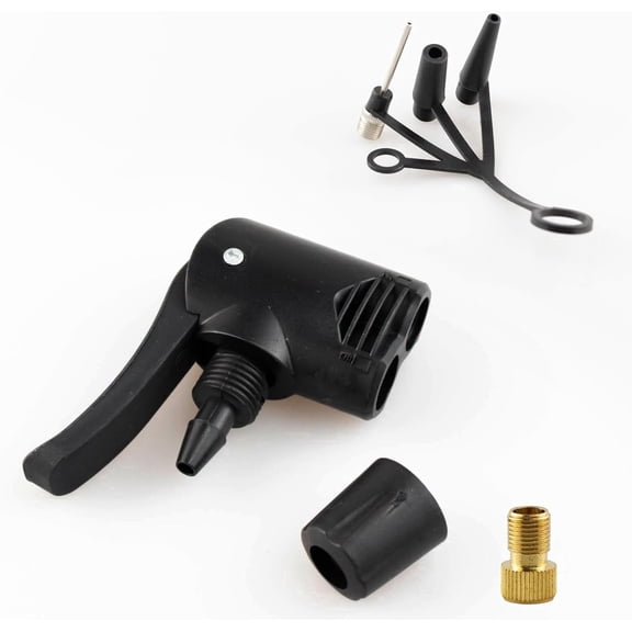 3 in 1 Replacement Dual Head Air Pump Adapter Valve, Multi-Purpose Double Pump Headhose Adapter Connector