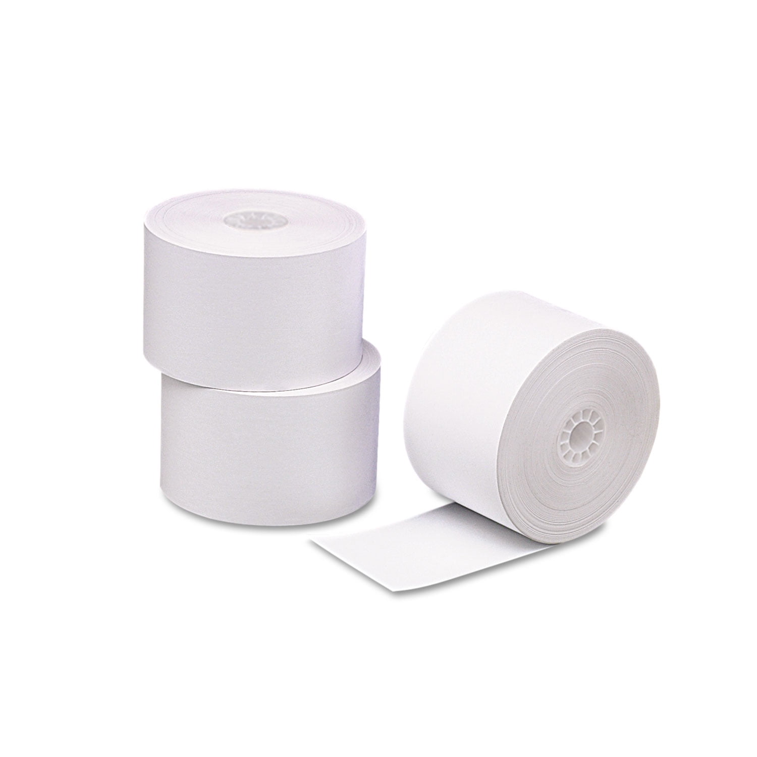 Direct Thermal Printing Paper Rolls, 0.69" Core, 2.31" x 356 ft, White