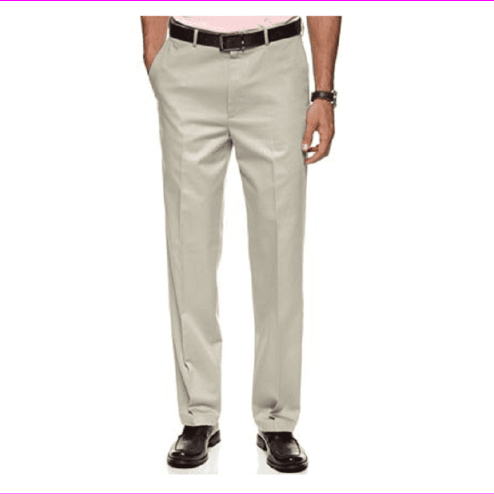 Haggar Haggar Clothing Men's Sustainable Stretch Chino Flat Front