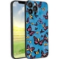 thumbnail image 1 of Compatible with iPhone 13 Pro Max Phone Case, Butterflies 61 Case Men Women, Flexible Silicone Shockproof Case for iPhone 13 Pro Max, 1 of 1