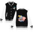 thumbnail image 2 of Chaqueta de béisbol Dumbo para hombre y mujer, chaquetas estilo hip hop estilo Harajuku, ropa de calle para niños y niñas, abrigos universitarios holgados, 2 of 5