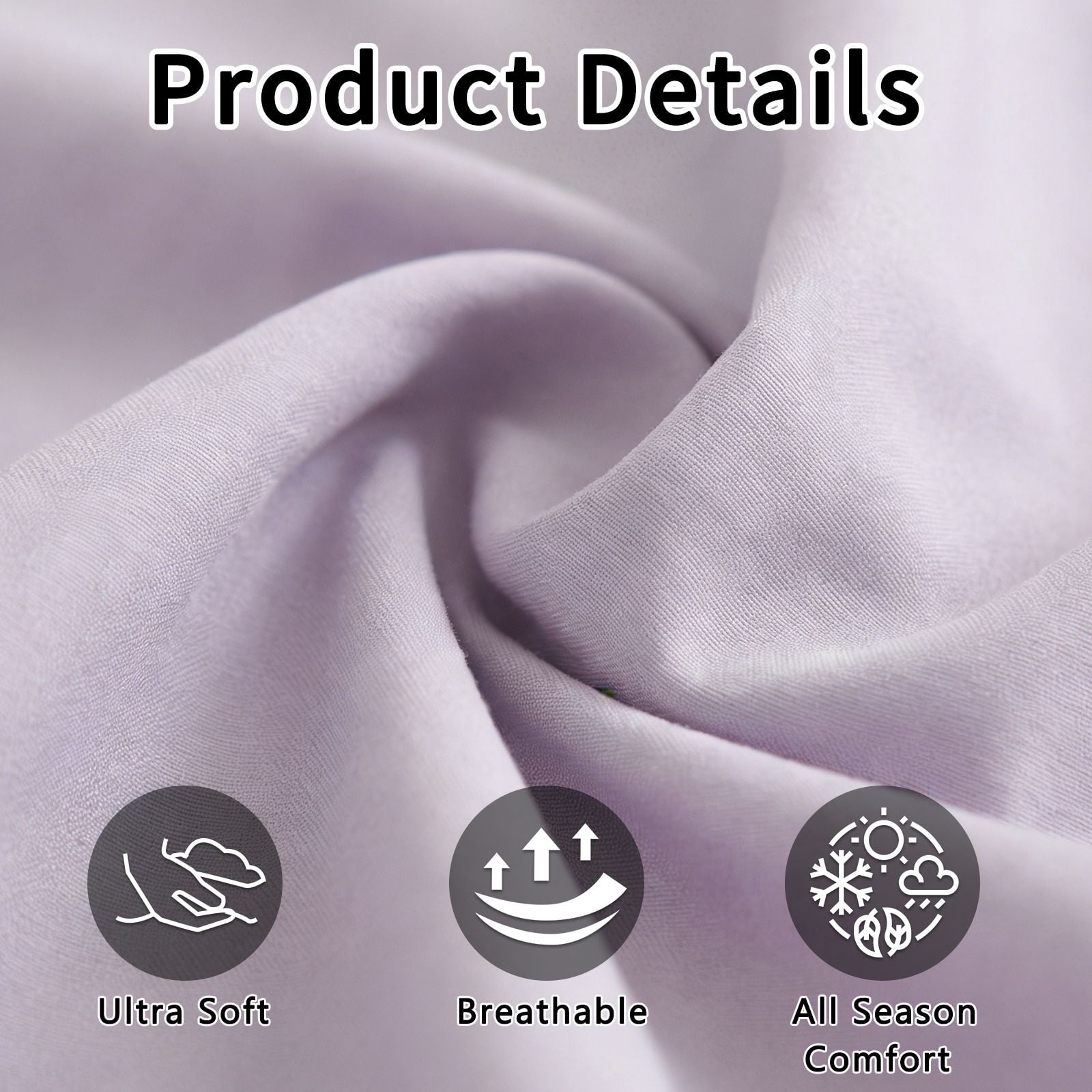 4Pcs Ultra-Soft 85g Sheet and Pillowcase Set, Soft Solid Color, Machine Washable, Suitable For All Seasons, Christmas Comfortable Bedding Set, Available For Single, Double, King, and Queen Beds