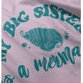 thumbnail image 4 of My Big Sister Is A Mermaid Cute Shell Youth T Shirt Tee Girls Infant Toddler Brisco Brands 4T, 4 of 5