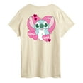 thumbnail image 2 of Disney - Lilo & Stitch - Stitch Heart - Women's Short Sleeve Graphic T-Shirt, 2 of 4