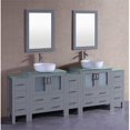 thumbnail image 1 of Mercury Import Group AGR230BWLCWG3S 96 in. Bosconi Double Vanity Set - Gray, 1 of 1