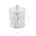 thumbnail image 4 of Simplify Q-Tip and Cotton Holder, Plastic, Marble Design, 4 of 6
