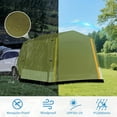 thumbnail image 3 of Slsy Inflatable SUV Tent for Camping 6-8 People, 9.8 x8.2ft SUV Tent Attachment for Camping with Large Awning, PU 3000mm Waterproof Oxford Portable Tailgate Blow Up Tent for SUV Car Jeep, 3 of 6