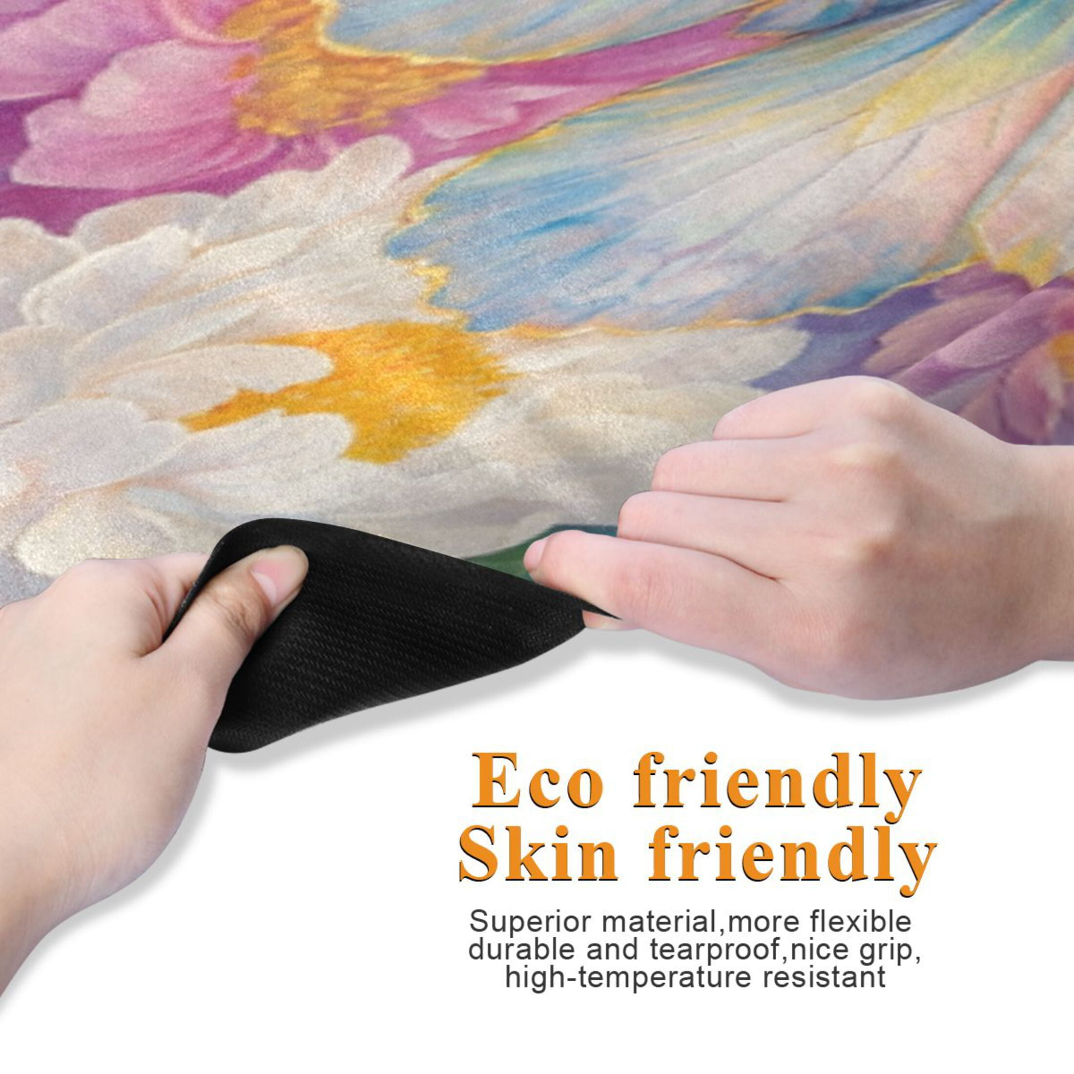 BZSMCE Yoga Mat Women Fitness Mat Enchanted Butterfly Pattern