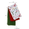 thumbnail image 3 of Maison Concepts Kitchen Towel Set Of 3 PCs Mushroom (Multi) 18" X 28" X 1", 3 of 3