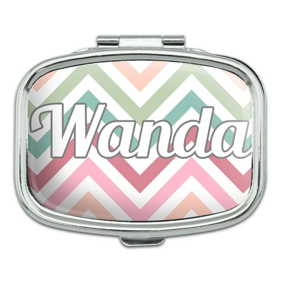Female Names - Wanda - Rectangle Pill Box
