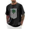 thumbnail image 1 of Wancir Chemises pour Hommes Liquidation Vente Hommes Imprimé Col Rond Décontracté Mode Manches Courtes Blouses Col Rond Chemises, 1 of 3