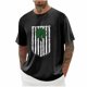 thumbnail image 1 of Tops para hombre, blusas y camisas de cuello redondo y manga corta para hombre, blusas casuales de moda con cuello redondo y manga corta para hombre, blusas para hombre, 1 of 3
