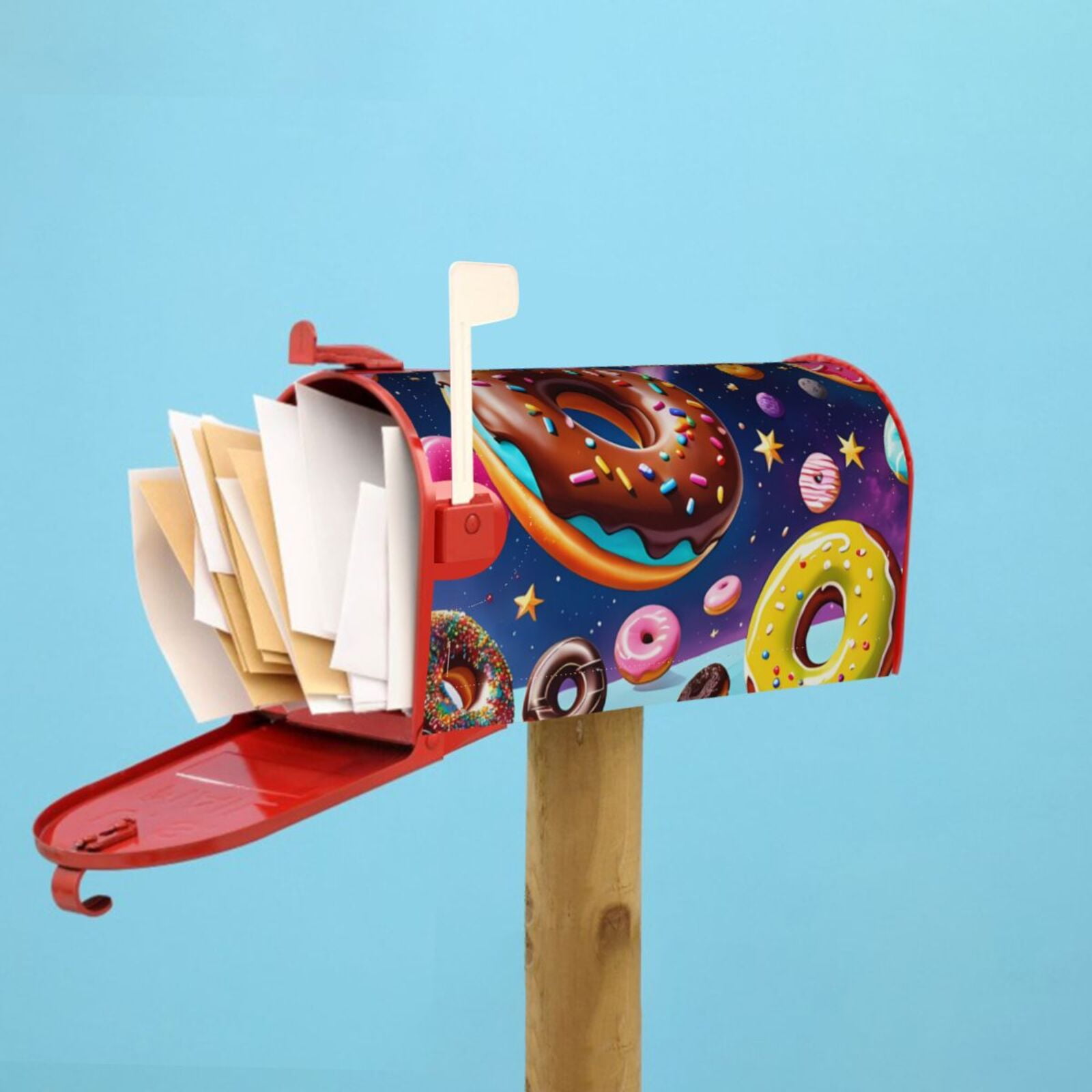 Kdxio Magnetic Mailbox Cover 25.5x21 in Mailbox Cover Outdoor Decoration Holiday Mailbox Covers for Home Garden Yard-25.5x21 in
