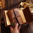thumbnail image 3 of JIEMUCES Engraving Faux Leather Recipe Book Handmade Journal Notebook Waterproof Maple Leaf Print Diary Family Cookbooks Anniversary Gift, 3 of 8