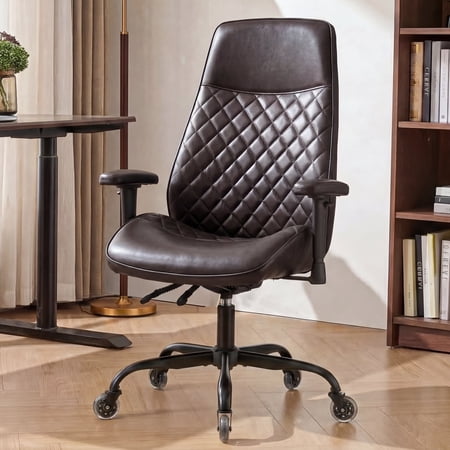 neo chair dark brown leather product