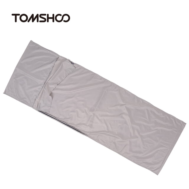 TOMSHOO Sacs de Couchage, Doublure en Polyester Extérieur avec Taie d'Oreiller Doublure Portable avec Taie d'Oreiller Doublure en Polyester avec Taie d'Oreiller Portable Affaires 70 * Extérieur Rookin Jinmie Zdhf