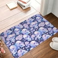 thumbnail image 5 of Xecao Skull star crystal print Flannel Mat: Non-slip, 16x24in. Ideal for kitchen, bedroom, bath & living room., 5 of 9