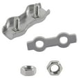 thumbnail image 3 of LLC 6pcs M4 Stainless Steel Duplex Line Clips for Wire Rope Clotheslines, Sun Sails, and Patio Hanging, 3 of 5