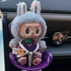 thumbnail image 5 of Asiento de seguridad para muñeca Labubu Ob11, decoración de aromaterapia de aire para coche, bonito regalo, sin muñeca, 5 of 5