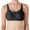 Black, variant on Double Support Wireless Bra Lace Bra With Stay In Place Straps Full Coverage Wirefree Bra Tagless For Everyday Wear