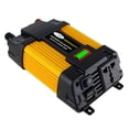 thumbnail image 1 of Modified Sine Inverter High Frequency 6000W Peak Power Inverter DC to AC Converter Car Power Inverter with 2.1A Dual USB Port Battery Clips LED Battery Capacity Display, 1 of 7